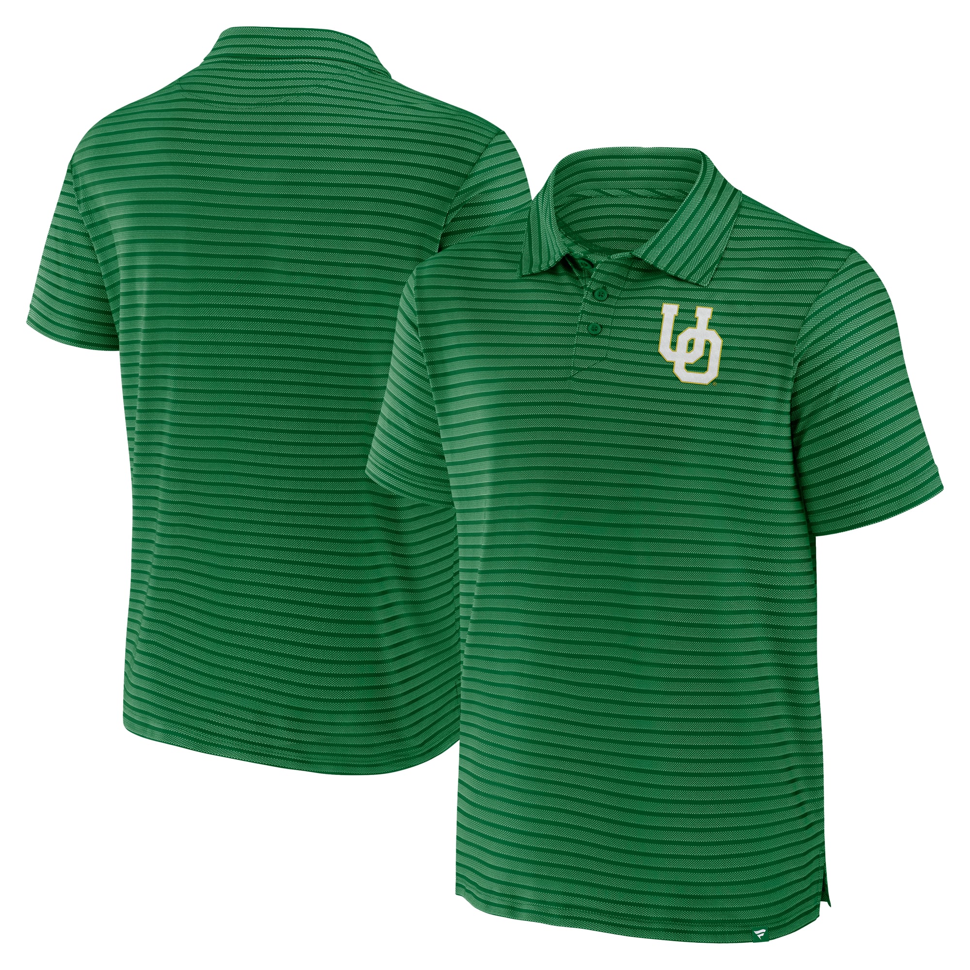 Men's Fanatics Green Oregon Ducks Victory Calls Stripe Polo