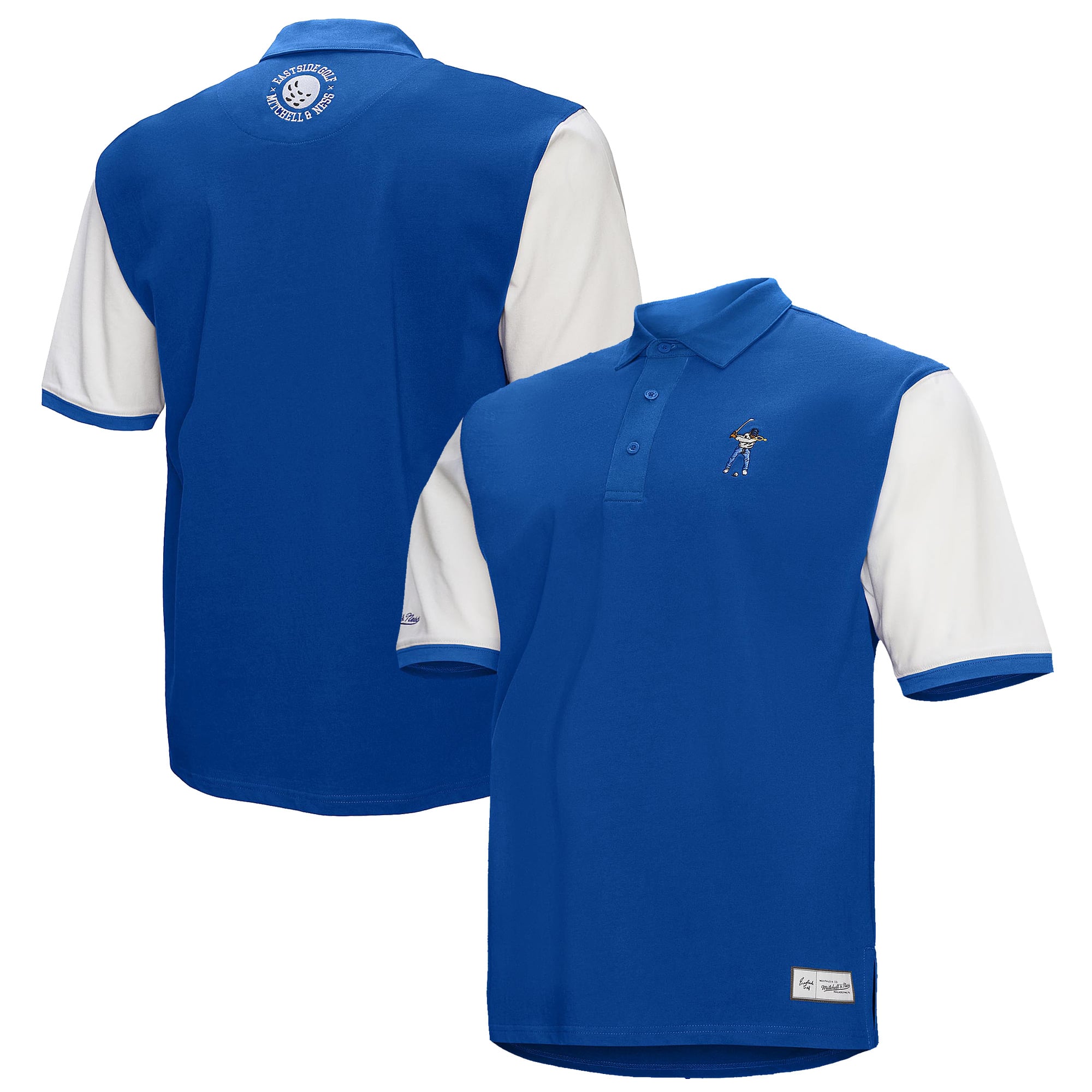 Men's Mitchell & Ness x Eastside Golf Navy Eastside Golf Polo