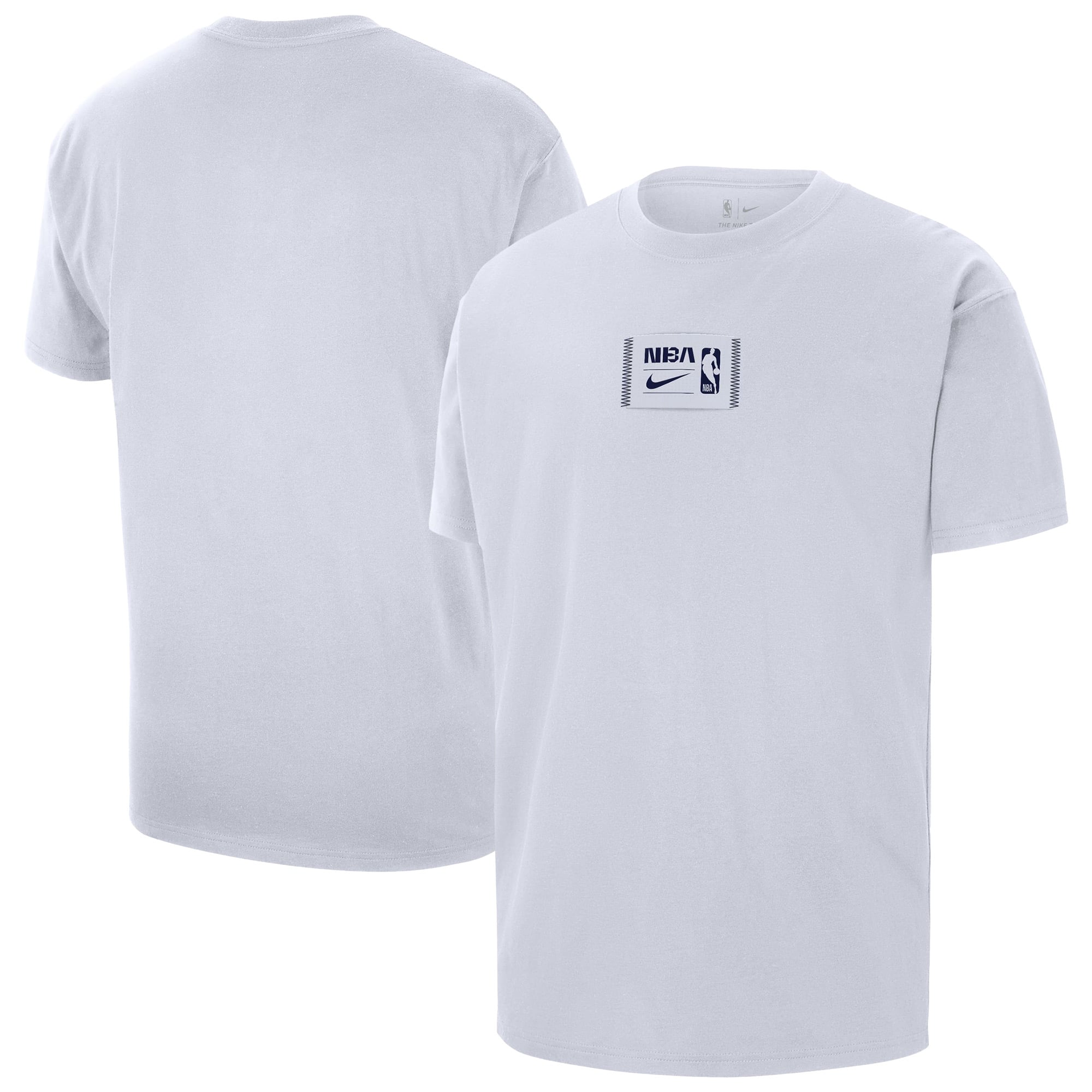 Men's Nike White NBA All World Hoops Max90 Oversized T-Shirt