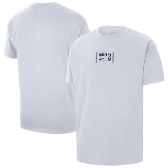 Men's Nike  White NBA All World Hoops Max90 Oversized T-Shirt