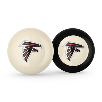 Imperial Atlanta Falcons Logo Cue Ball & 8 Ball Combo Set