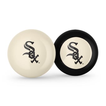 Imperial Chicago White Sox Logo Cue Ball & 8 Ball Combo Set