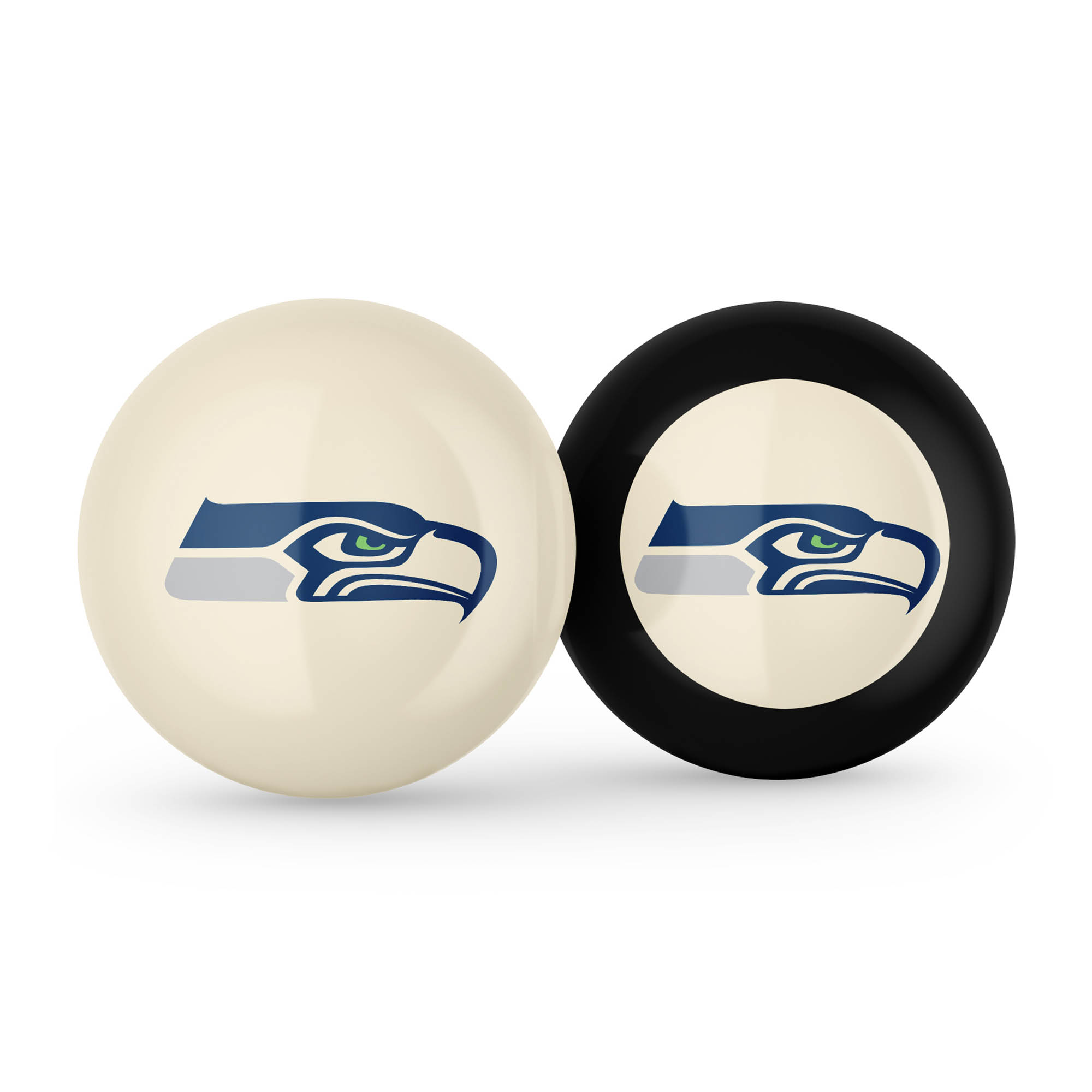 Imperial Seattle Seahawks Logo Cue Ball & 8 Ball Combo Set