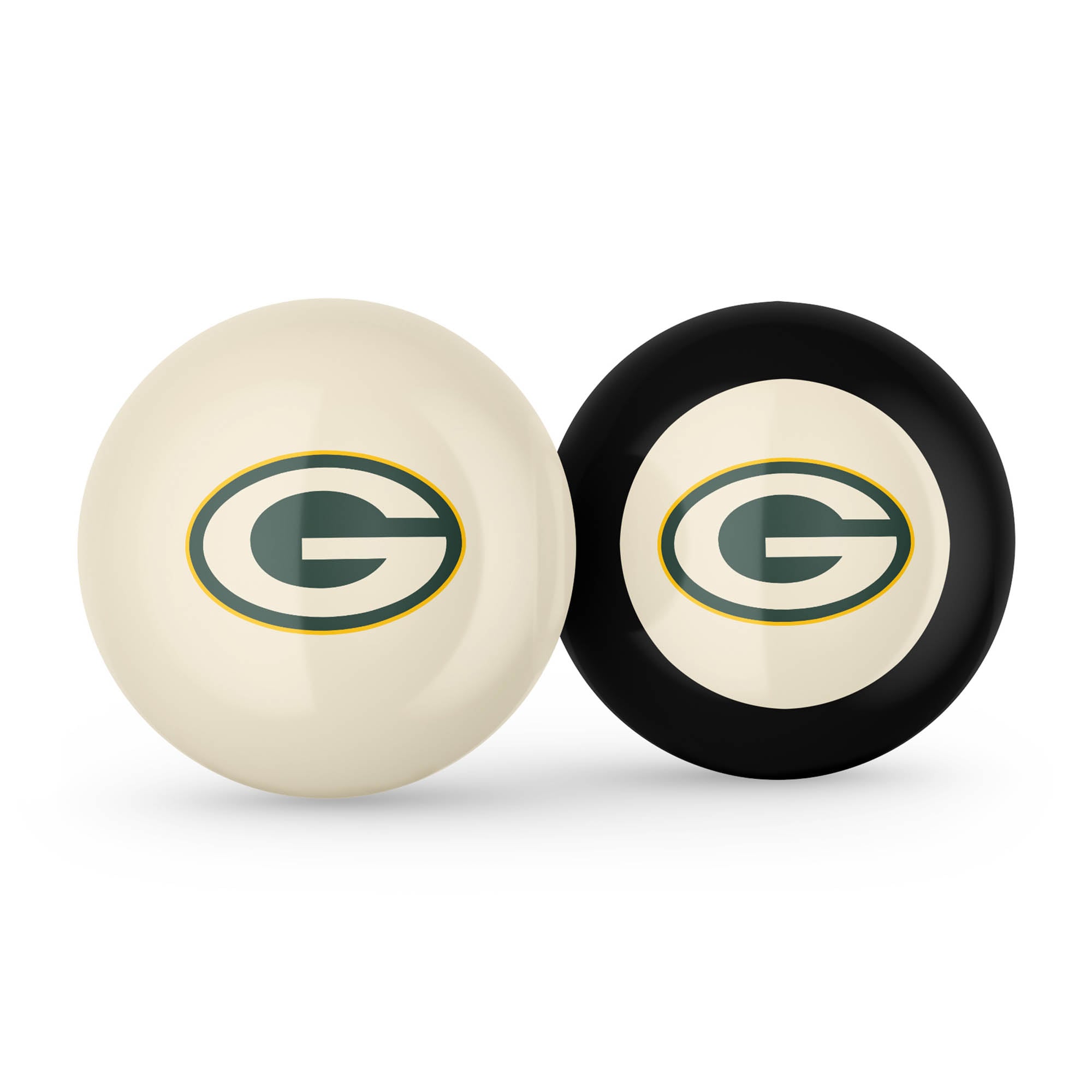 Imperial Green Bay Packers Logo Cue Ball & 8 Ball Combo Set