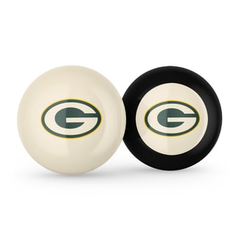 Imperial Green Bay Packers Logo Cue Ball & 8 Ball Combo Set
