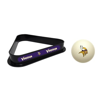 Imperial Minnesota Vikings Cue Ball & Rack Set