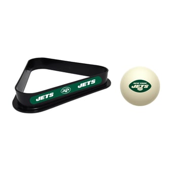 Imperial New York Jets Cue Ball & Rack Set