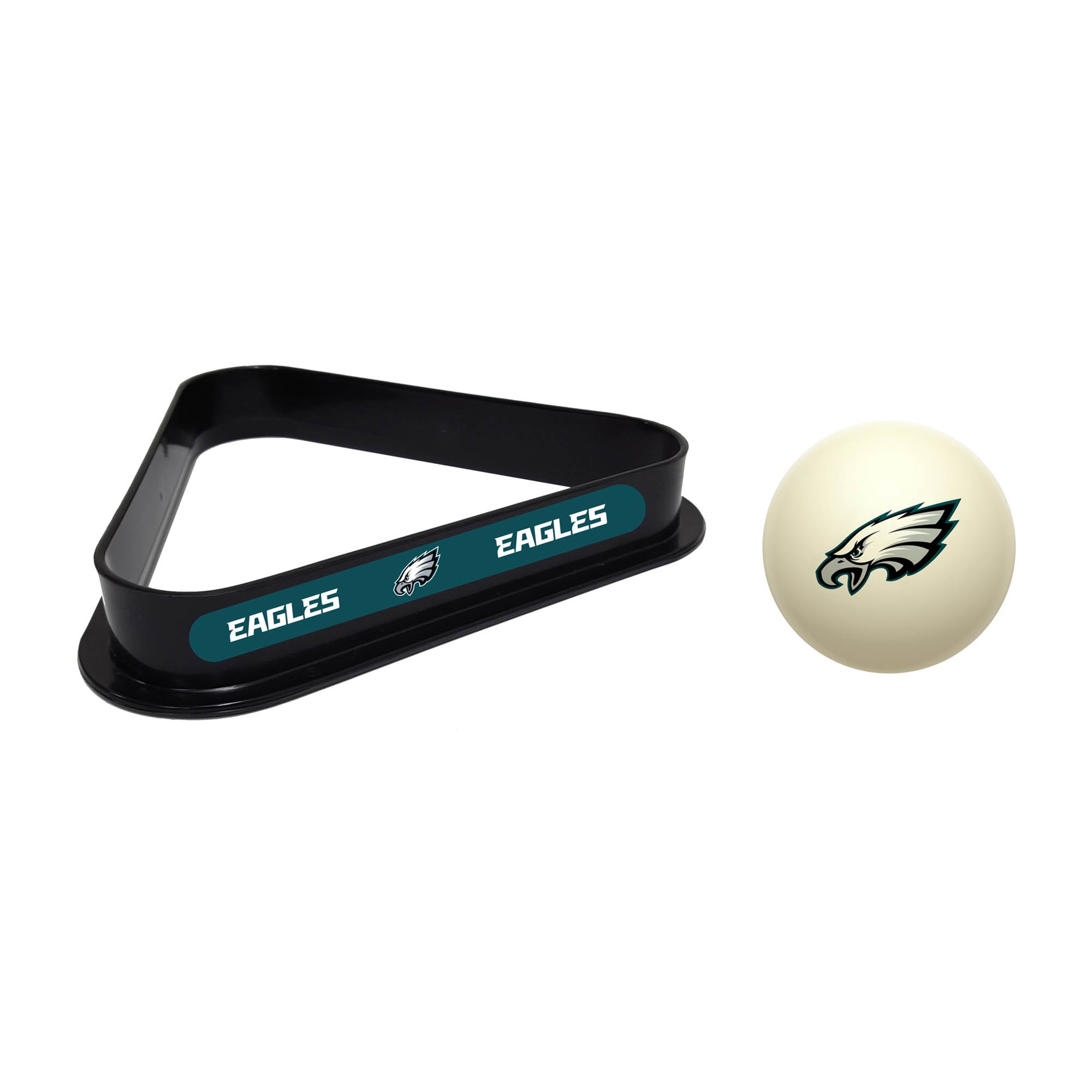 Imperial Philadelphia Eagles Cue Ball & Rack Set