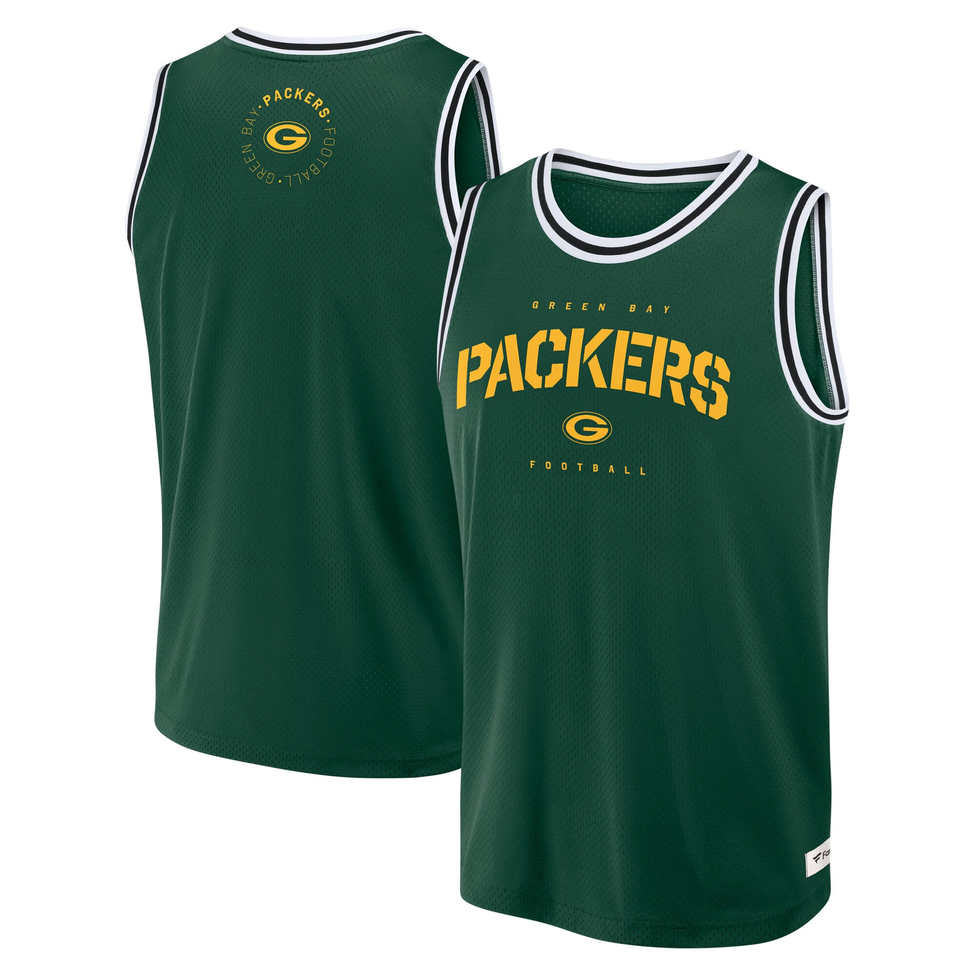 Green Bay Packers Elevated Mesh Tank - Mens