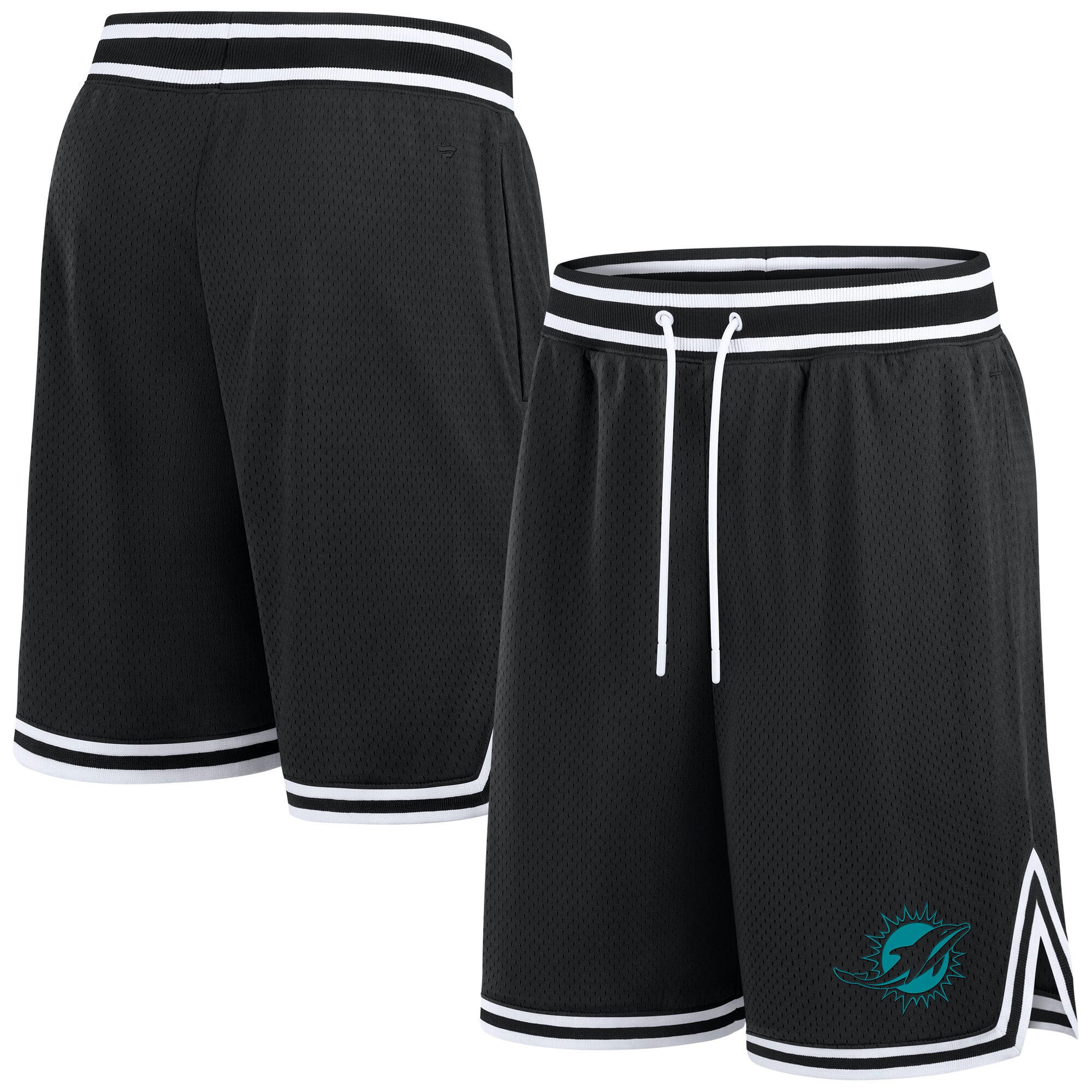 Short en maille surélevé Fanatics des Dolphins de Miami - Hommes