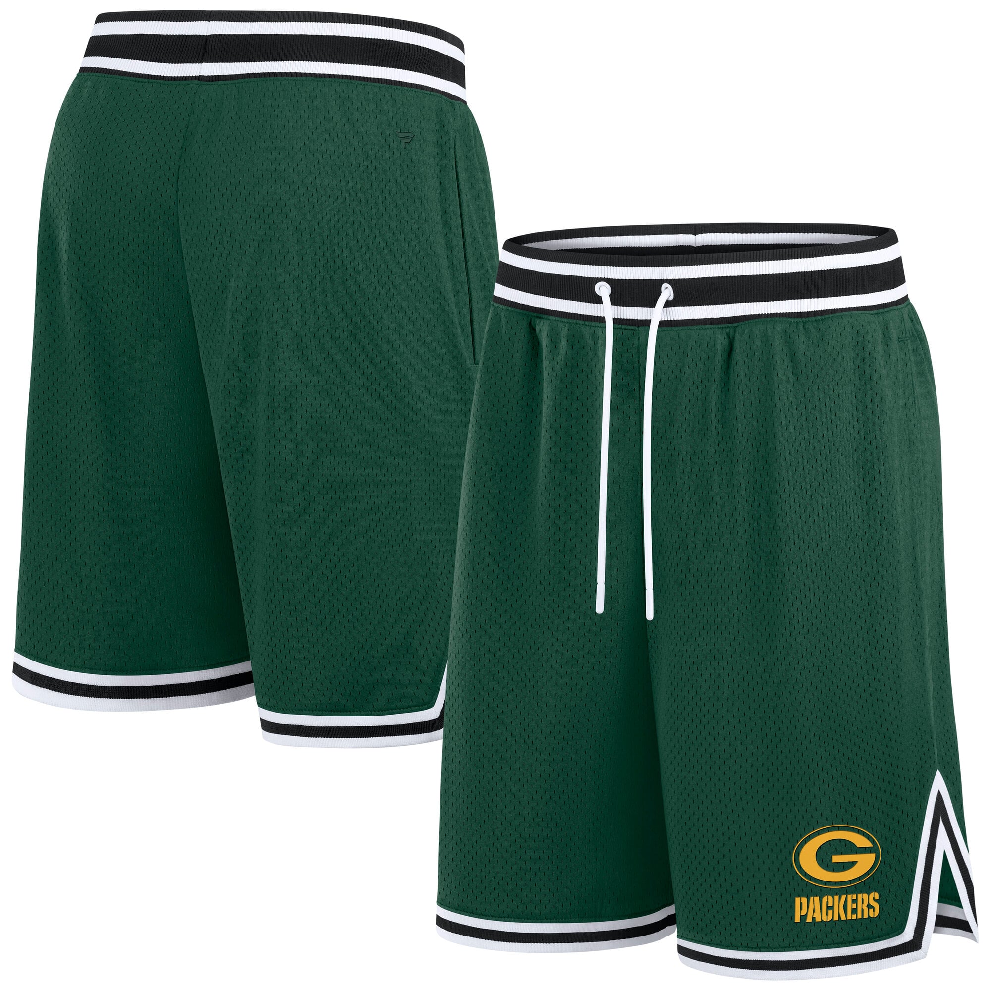Short en maille surélevé Fanatics des Packers de Green Bay - Hommes