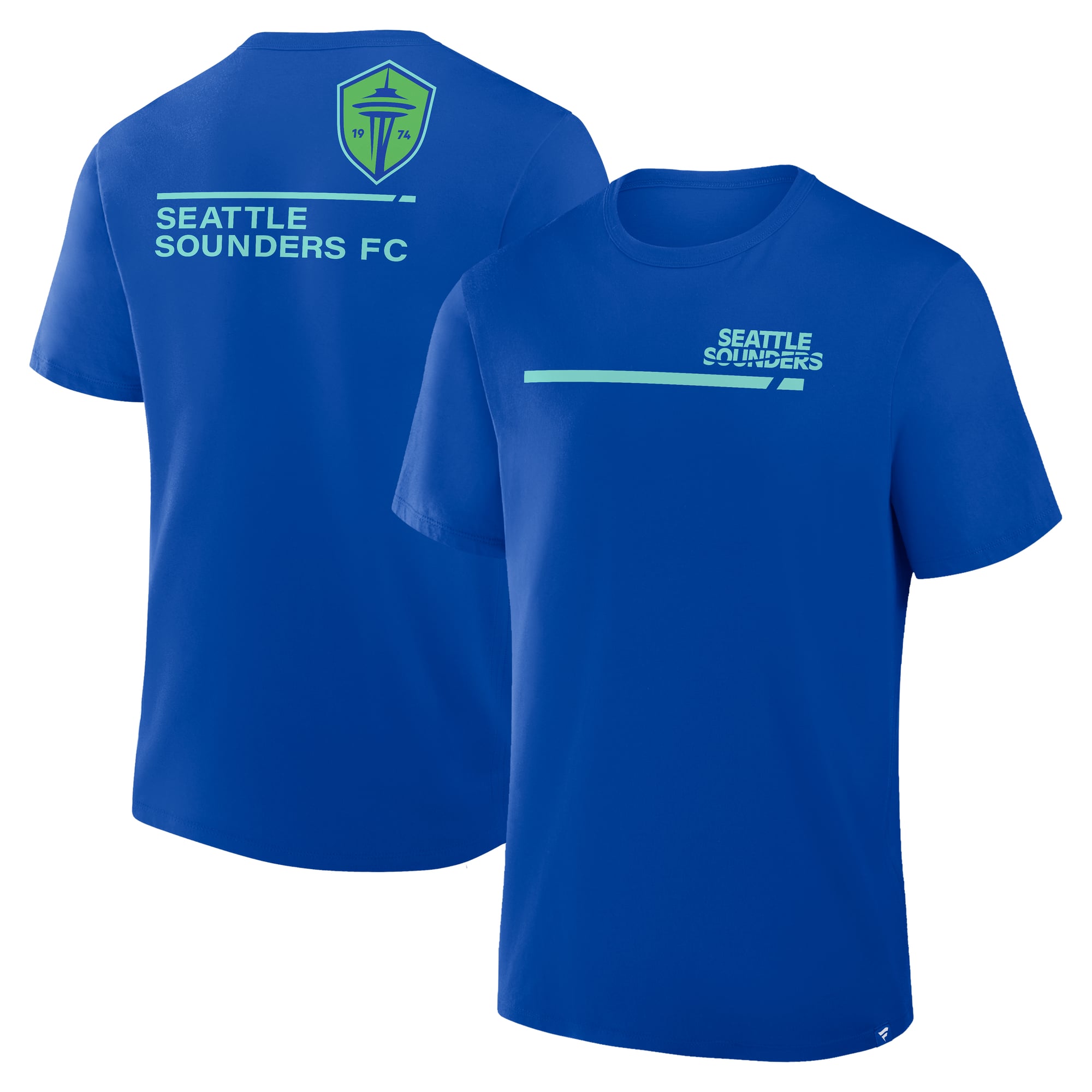 Men's Fanatics Blue Seattle Sounders FC Corner Kick Legacy T-Shirt