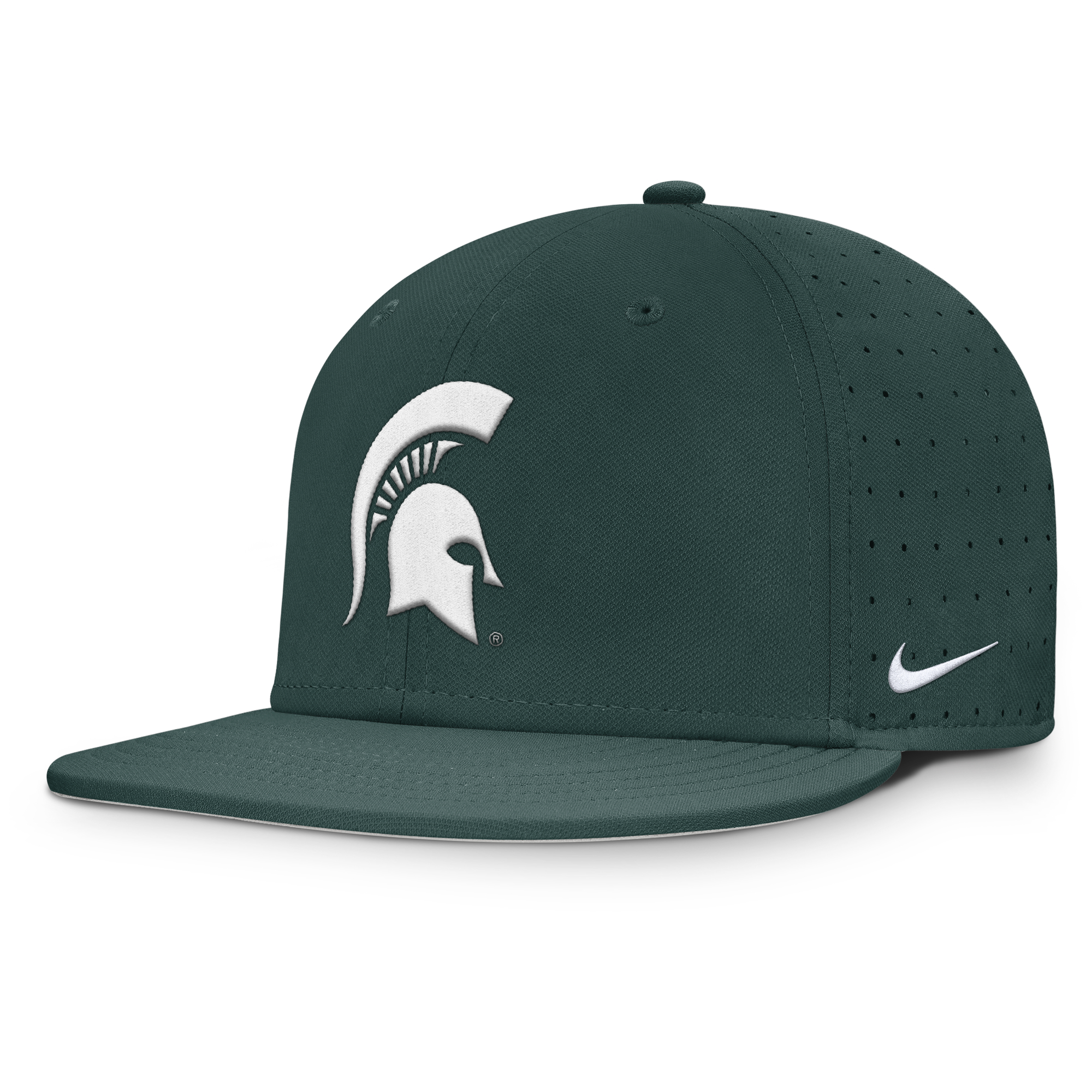 Men's Nike Green Michigan State Spartans On-Field Dugout True Performance Fitted Hat