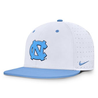 Men's Nike White North Carolina Tar Heels Dugout True Dri-FIT Fitted Hat