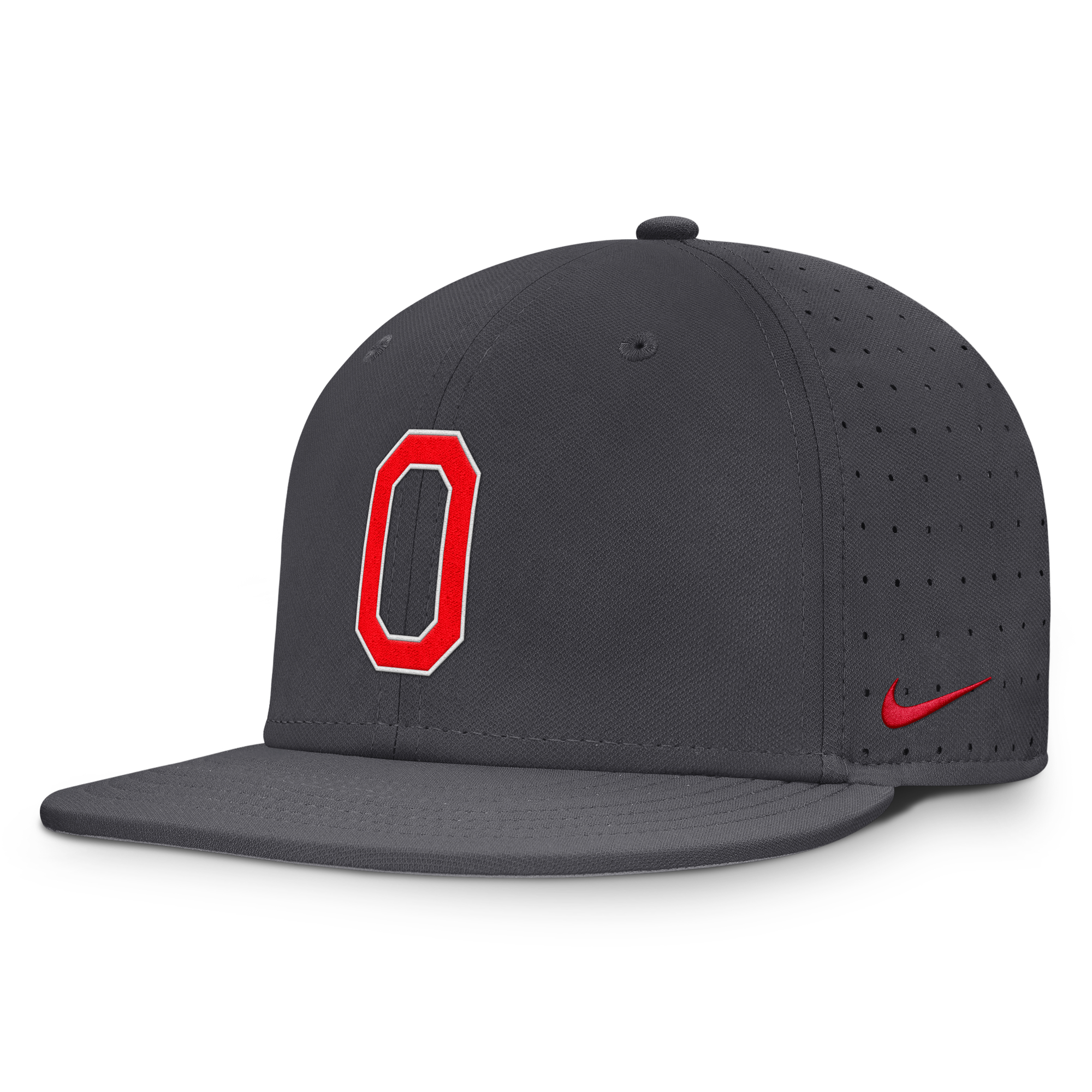 Men's Nike Black Ohio State Buckeyes Dugout True Dri-FIT Fitted Hat