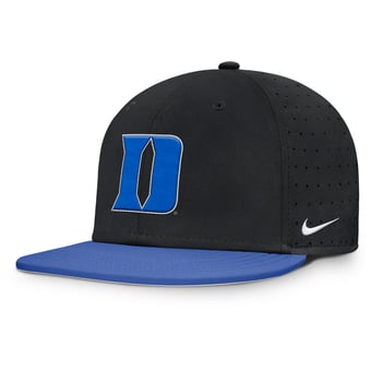 Men's Nike Black Duke Blue Devils Dugout True Dri-FIT Fitted Hat