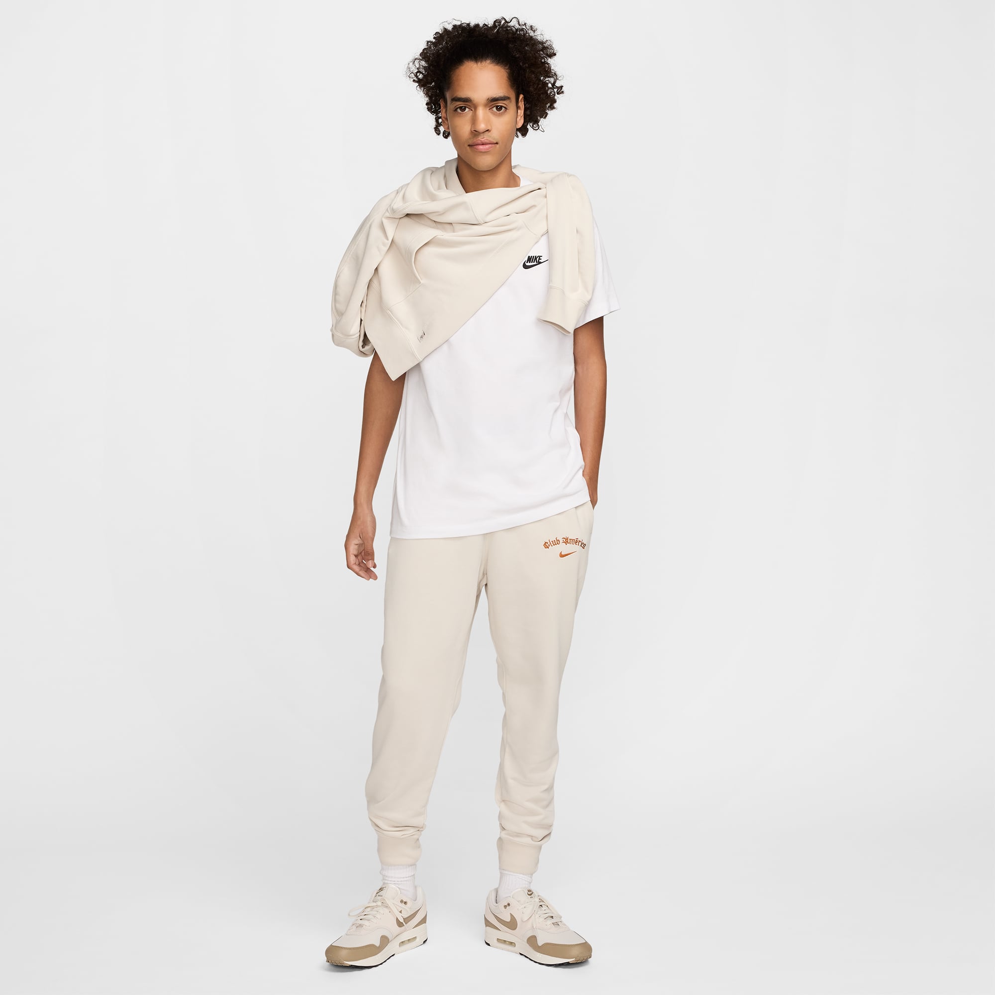 Men's Nike Brown Club America CA x CA Club Fleece Jogger Pants