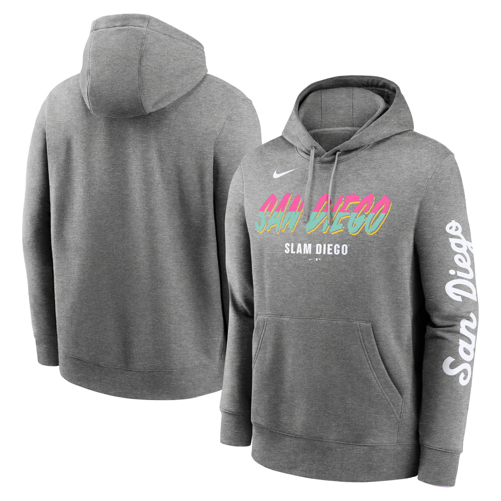 San Diego Padres Nike City Connect French Terry Club Hoodie - Uomo