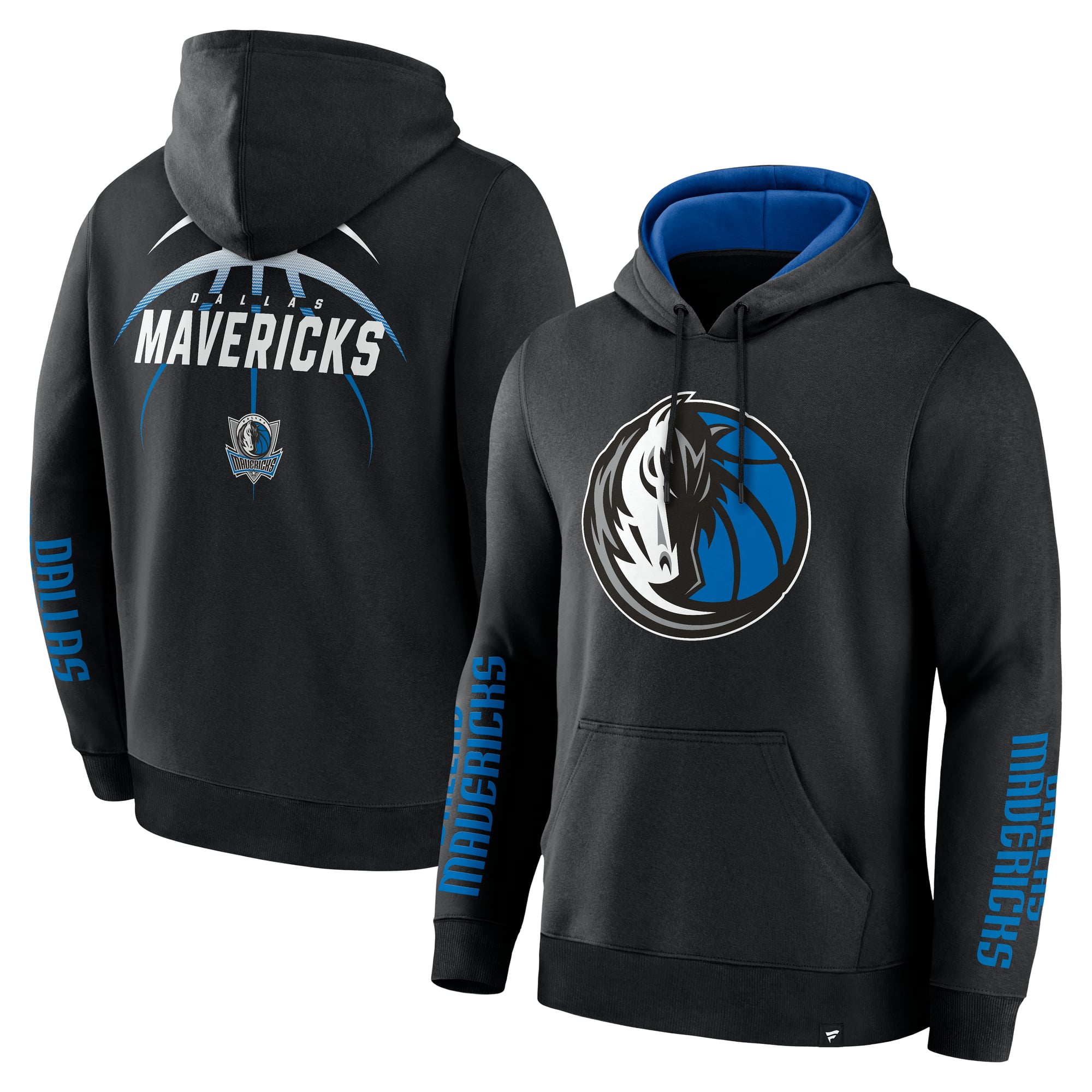 Men's Fanatics Black Dallas Mavericks Legacy Guard Pullover Hoodie