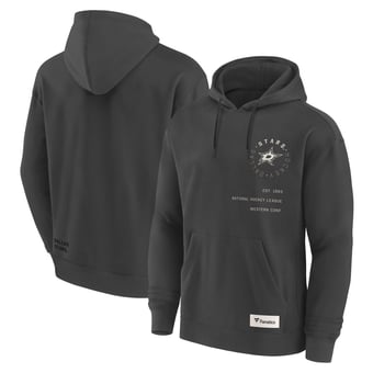 Men's Fanatics Charcoal Dallas Stars Future Ground Info Pullover Hoodie