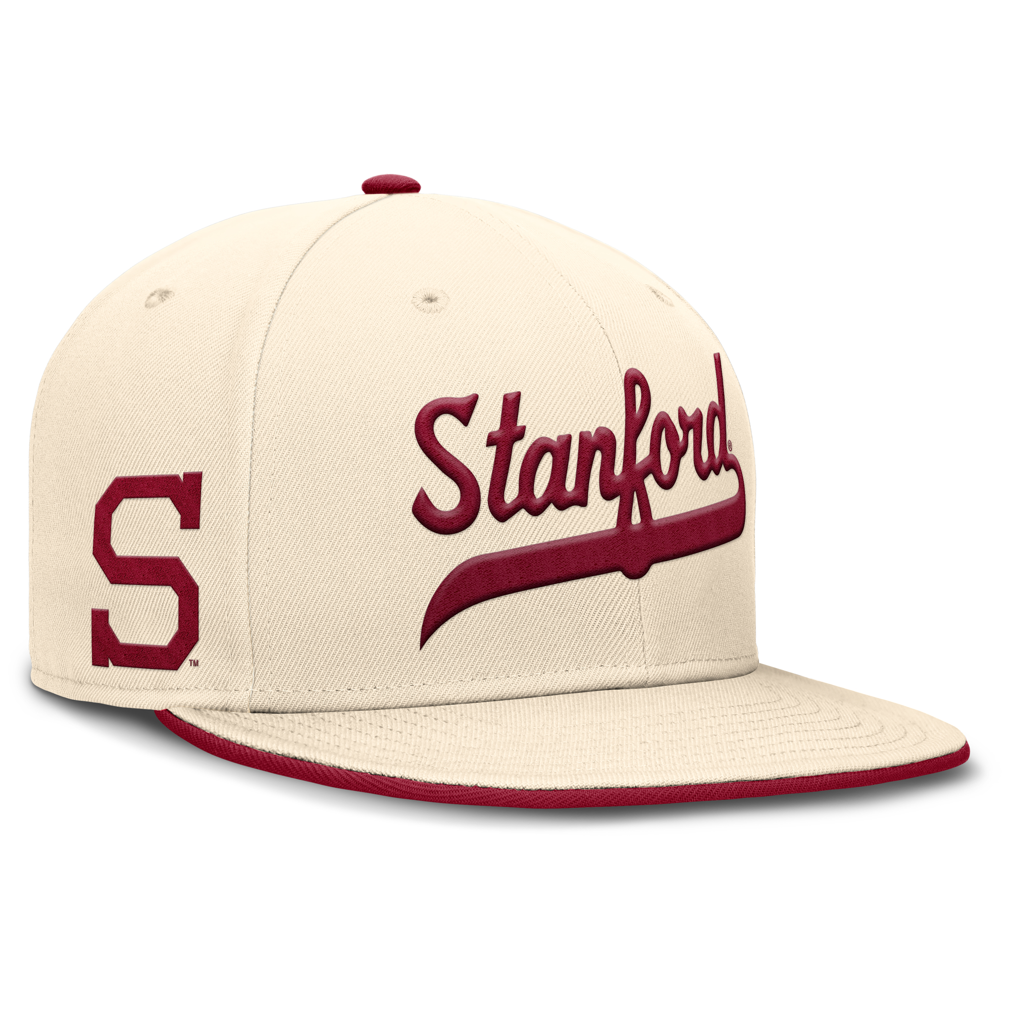 Men's Nike Natural Stanford Cardinal Primetime True Performance Fitted Hat
