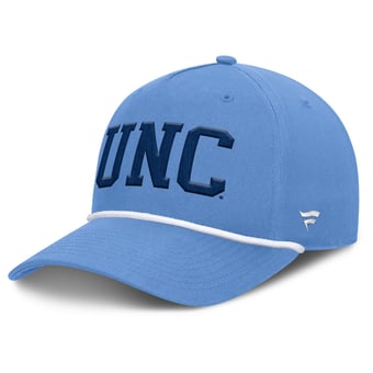 Men's Fanatics  Carolina Blue North Carolina Tar Heels Foul Ball Rope Adjustable Hat