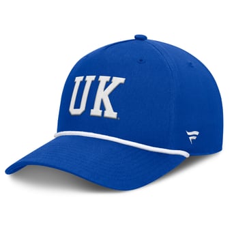 Men's Fanatics  Royal Kentucky Wildcats Foul Ball Rope Adjustable Hat