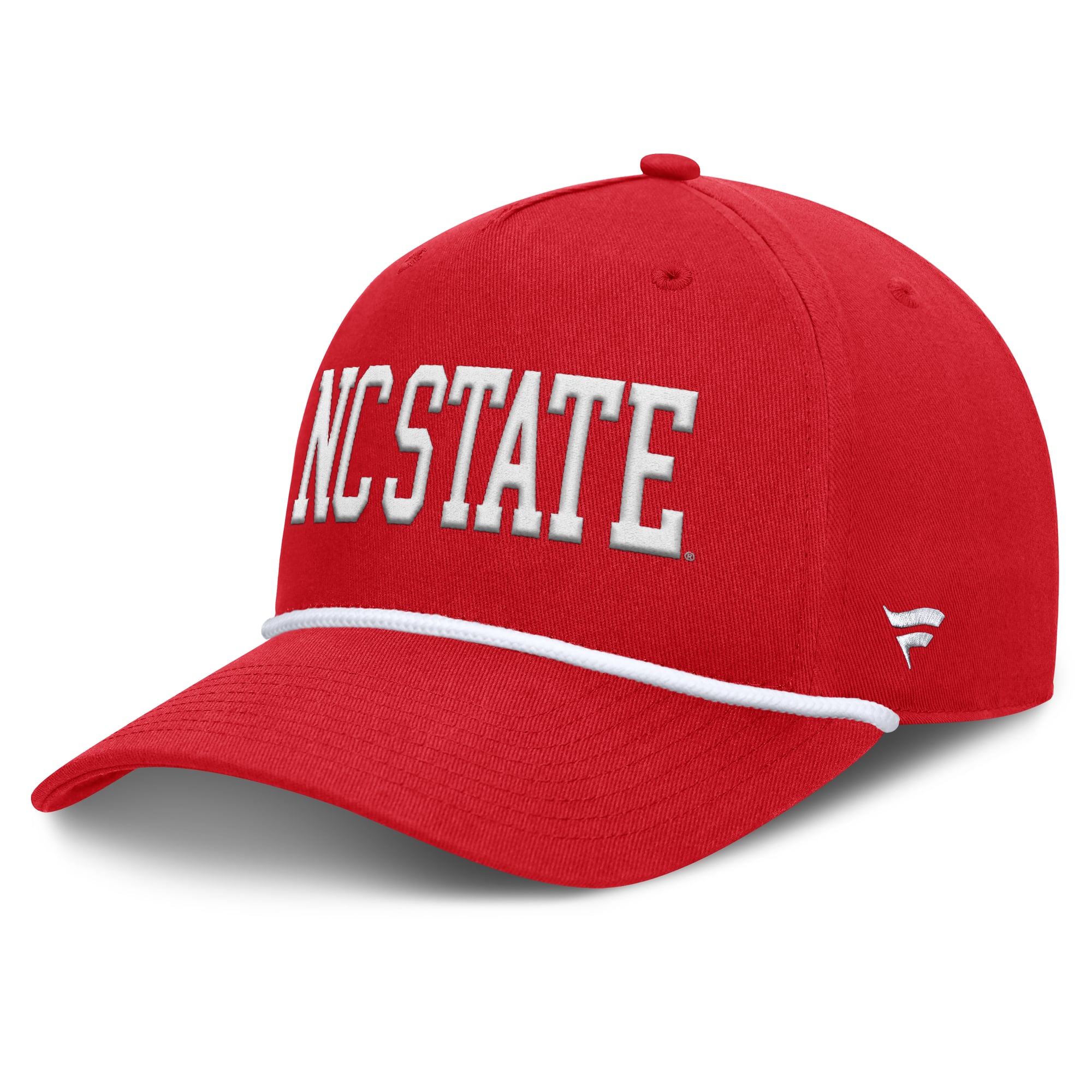 Men's Fanatics  Red NC State Wolfpack Foul Ball Rope Adjustable Hat