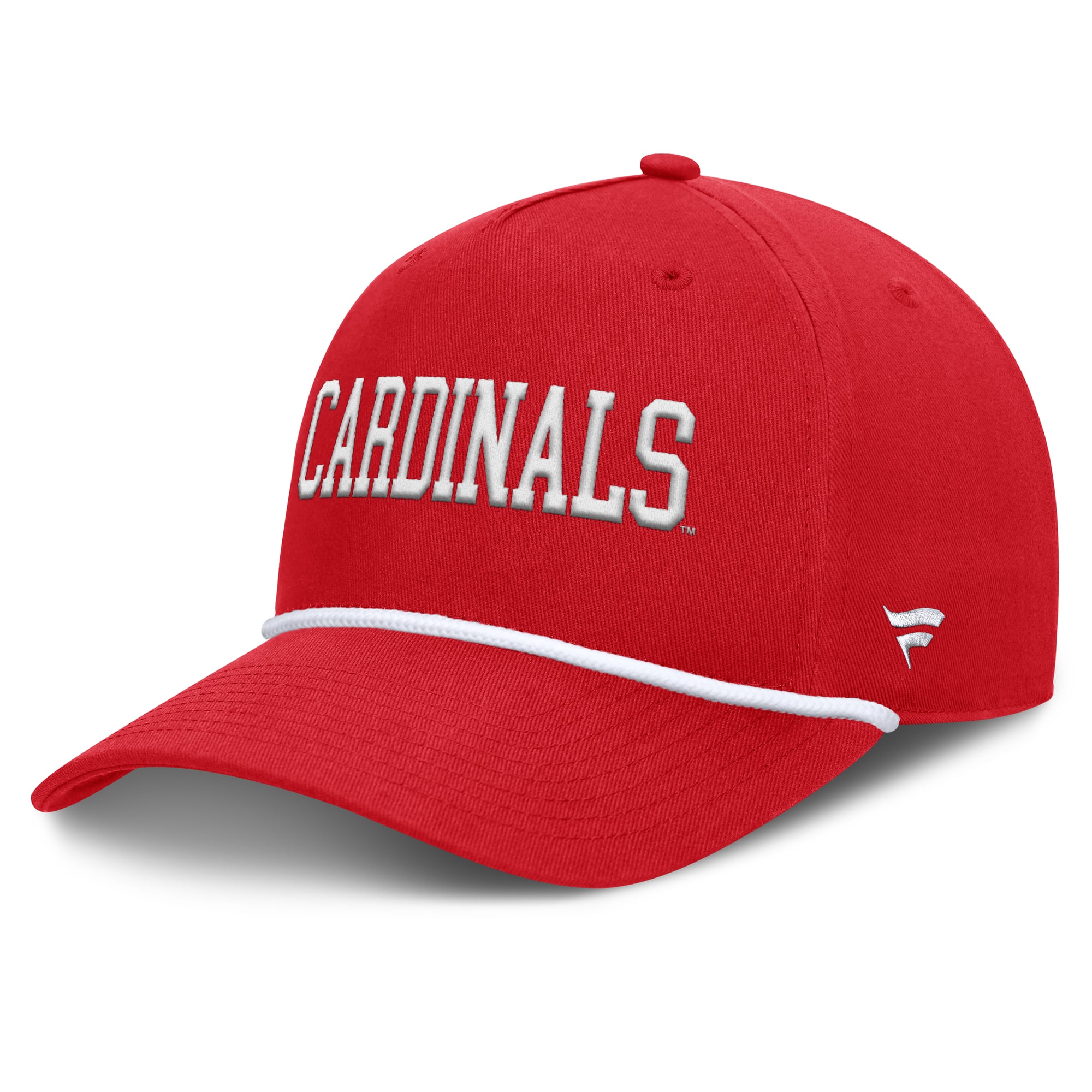 Men's Fanatics  Red Louisville Cardinals Foul Ball Rope Adjustable Hat