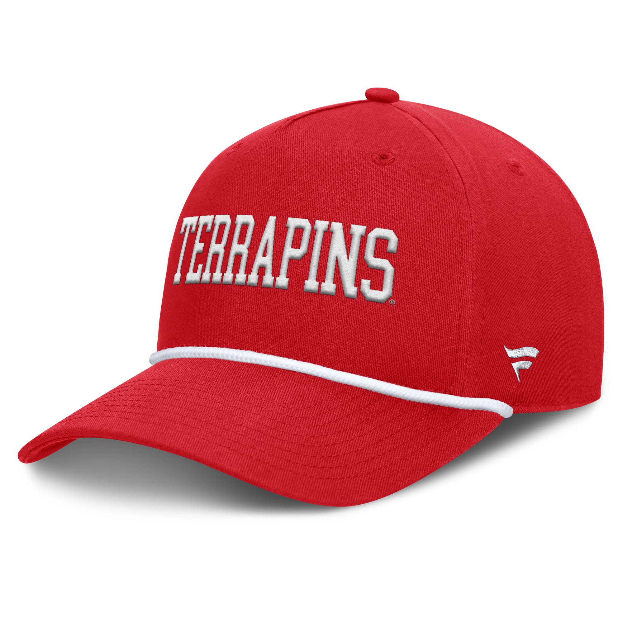 Men's Fanatics  Red Maryland Terrapins Foul Ball Rope Adjustable Hat