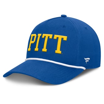 Men's Fanatics  Royal Pitt Panthers Foul Ball Rope Adjustable Hat