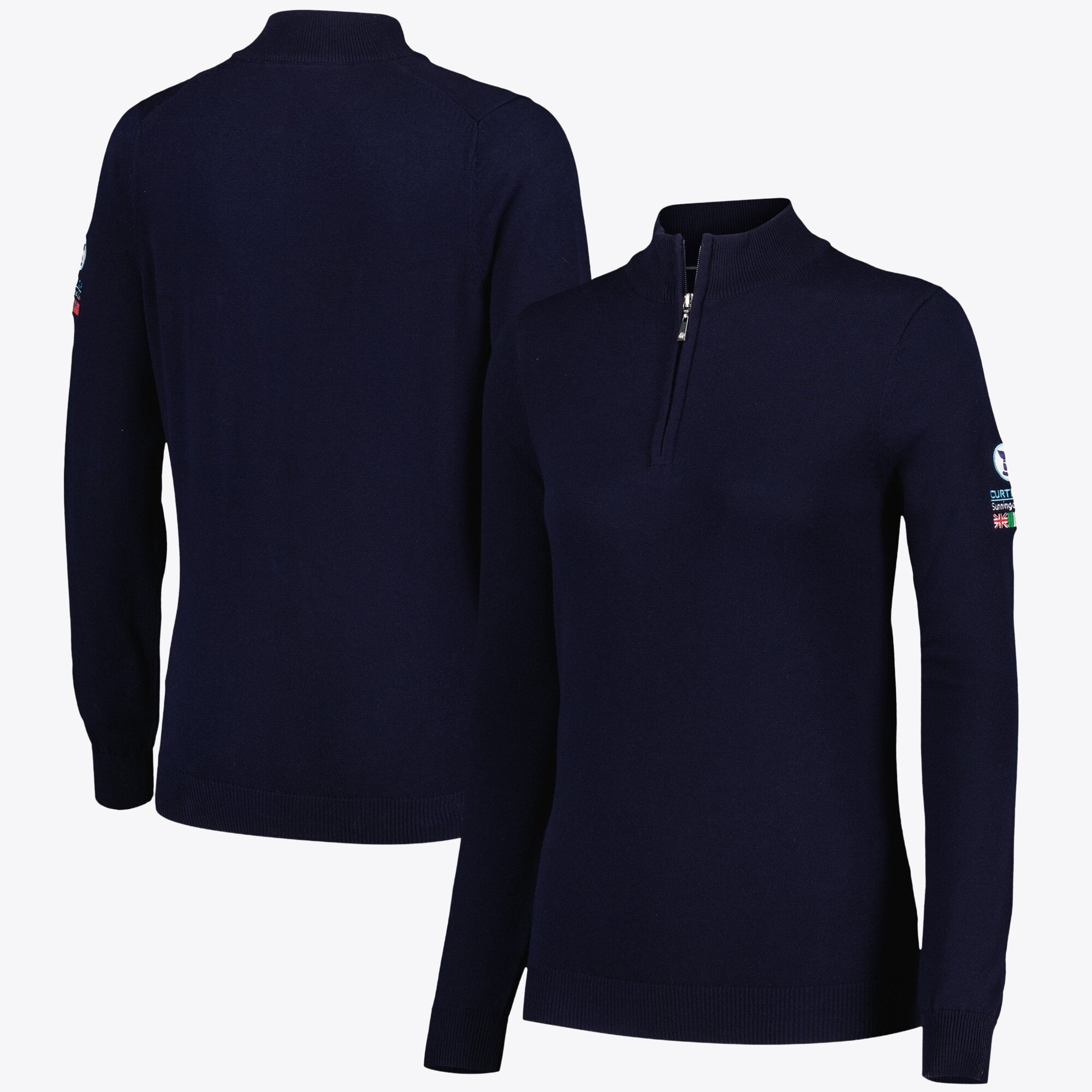 Curtis Cup Sunningdale 2024 Glenmuir Ava Knit Top - Navy - Donna