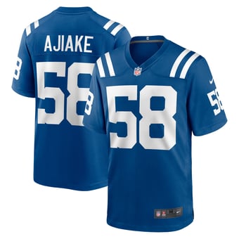 Men's Nike Austin Ajiake Royal Indianapolis Colts Game Jersey