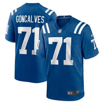 Men's Nike Matt Goncalves Royal Indianapolis Colts Game Jersey