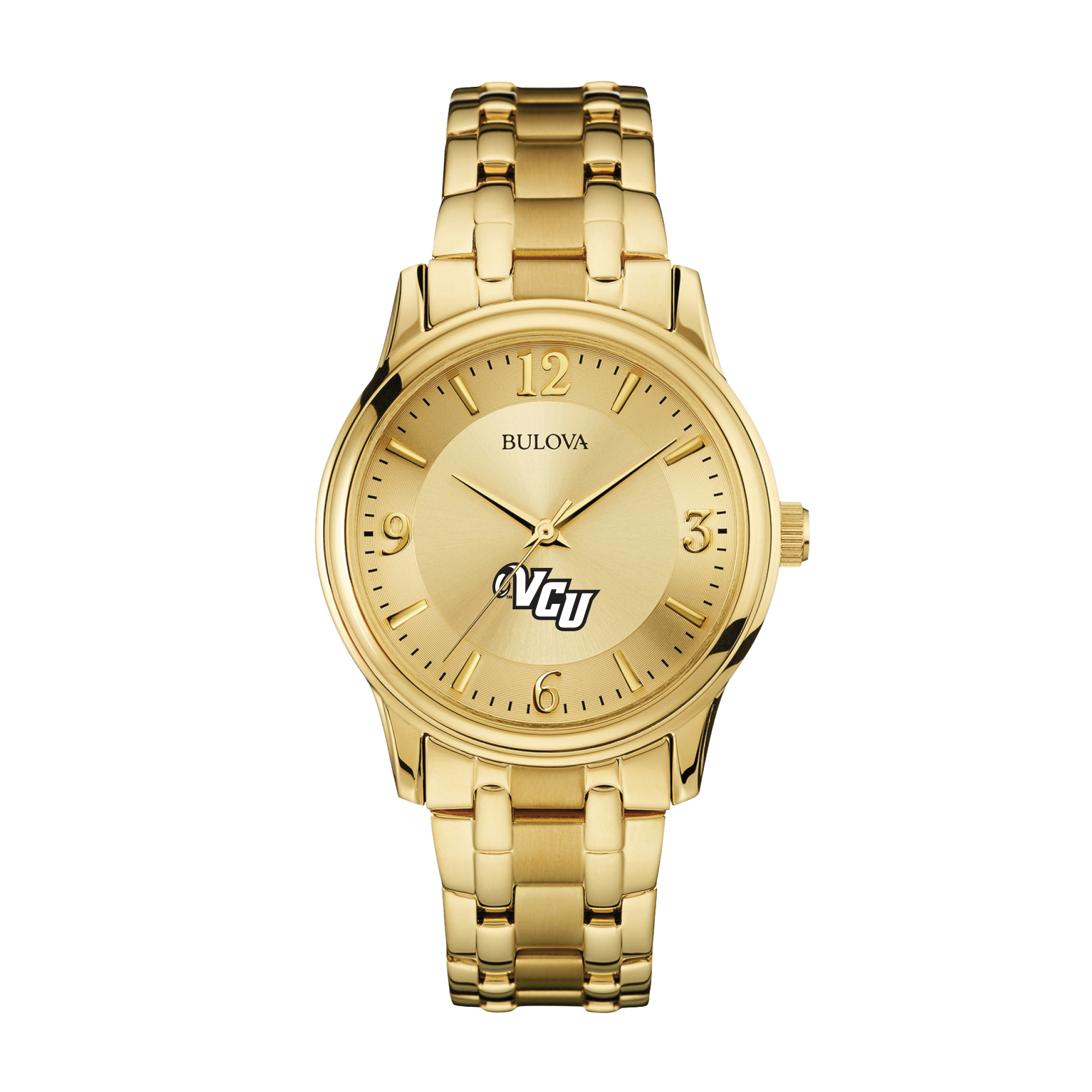 Men's Bulova VCU Rams Gold-Tone Watch