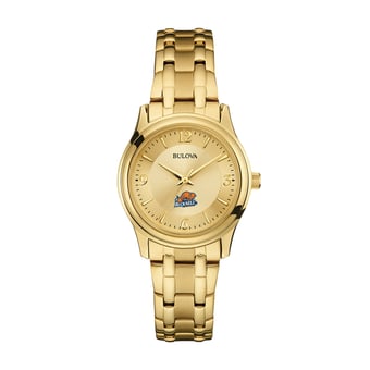 Women's Bulova Bucknell Bison Gold-Tone Watch