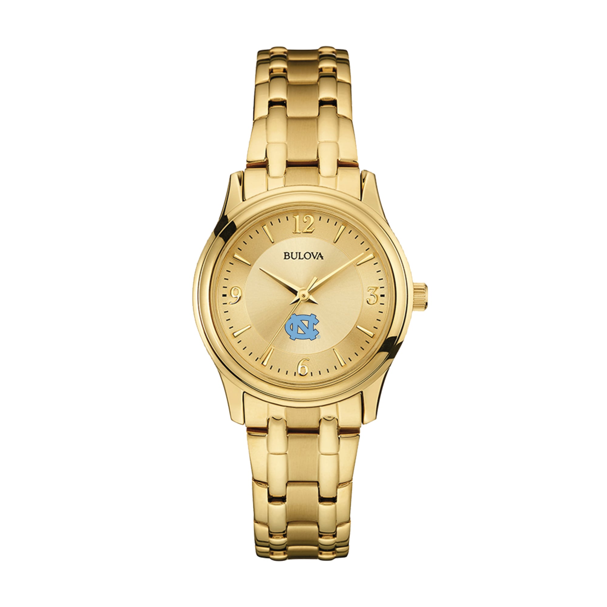 Women's Bulova North Carolina Tar Heels Gold-Tone Watch