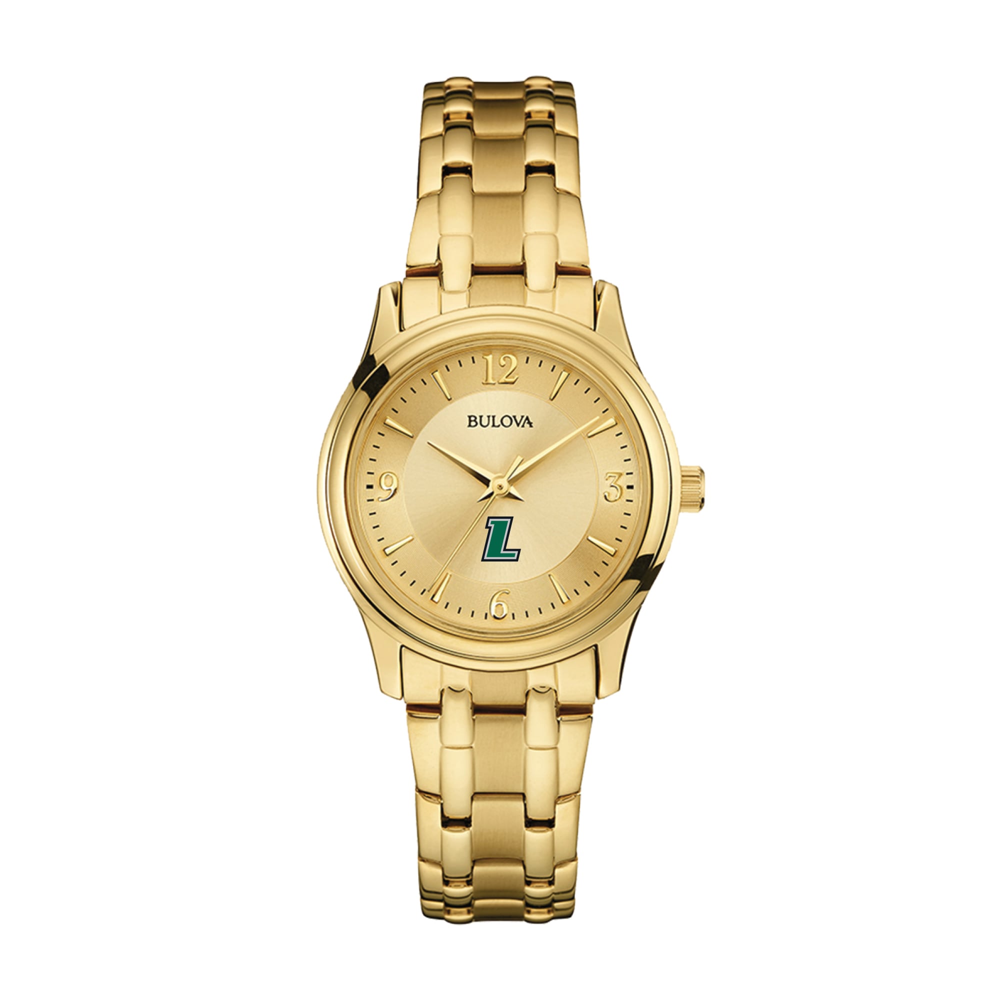 Women's Bulova Loyola Greyhounds Gold-Tone Watch