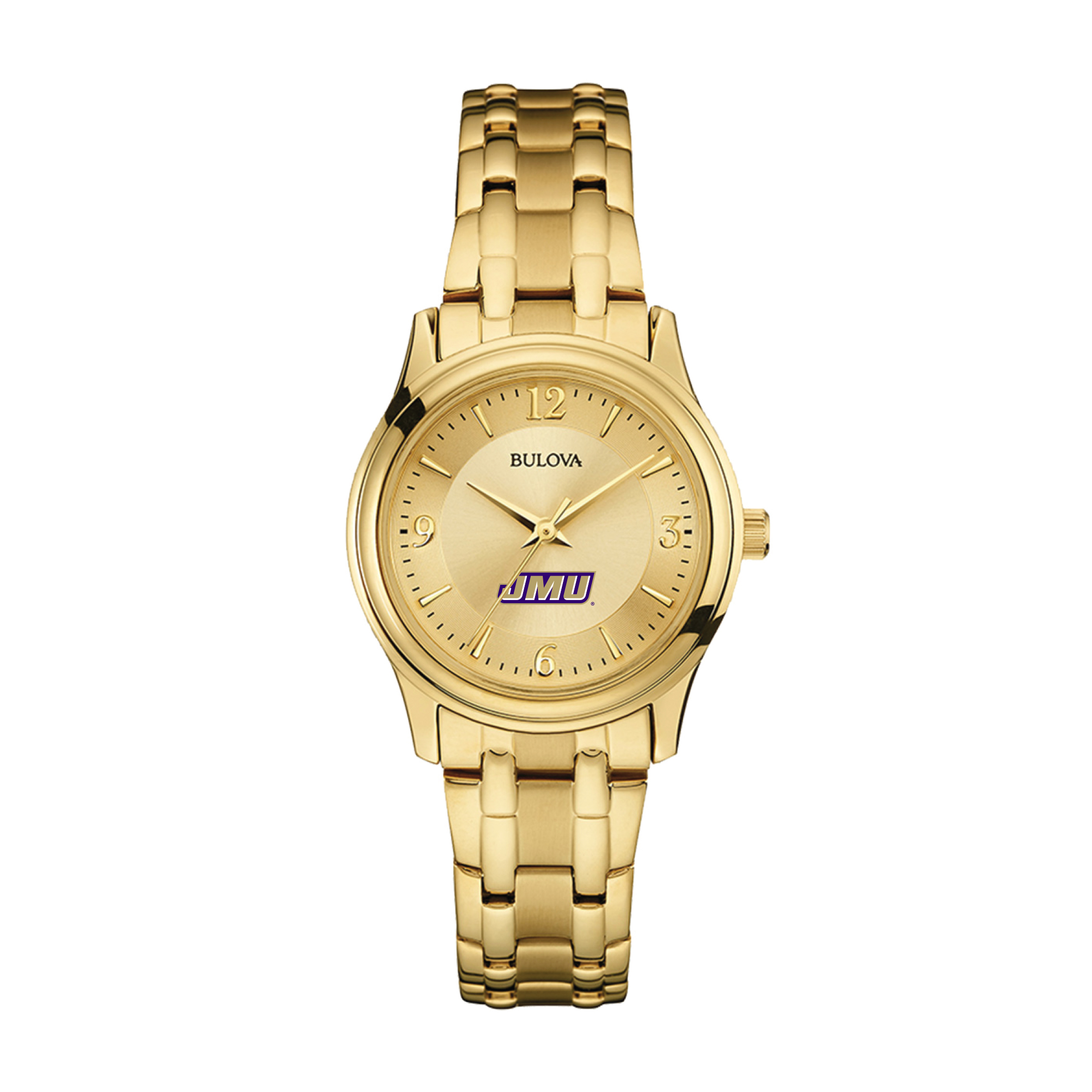 Women's Bulova James Madison Dukes Gold-Tone Watch
