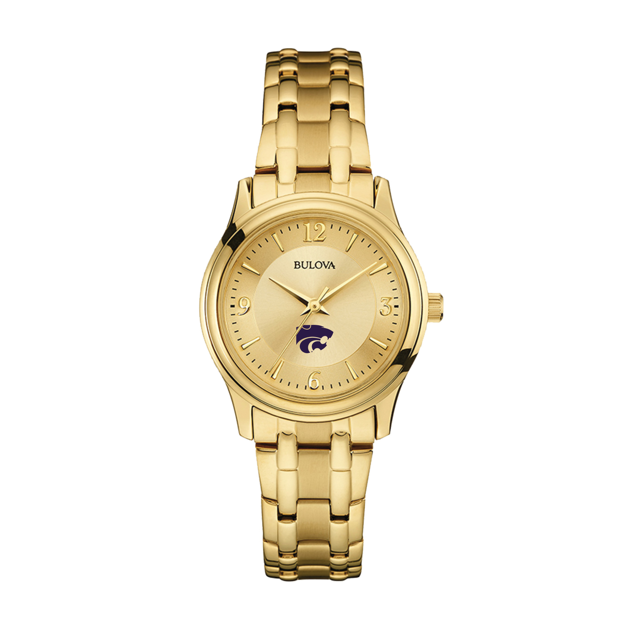 Women's Bulova Kansas State Wildcats Gold-Tone Watch