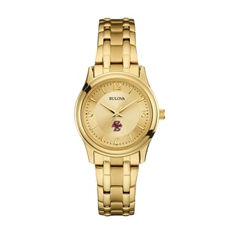 Women's Bulova Boston College Eagles Gold-Tone Watch