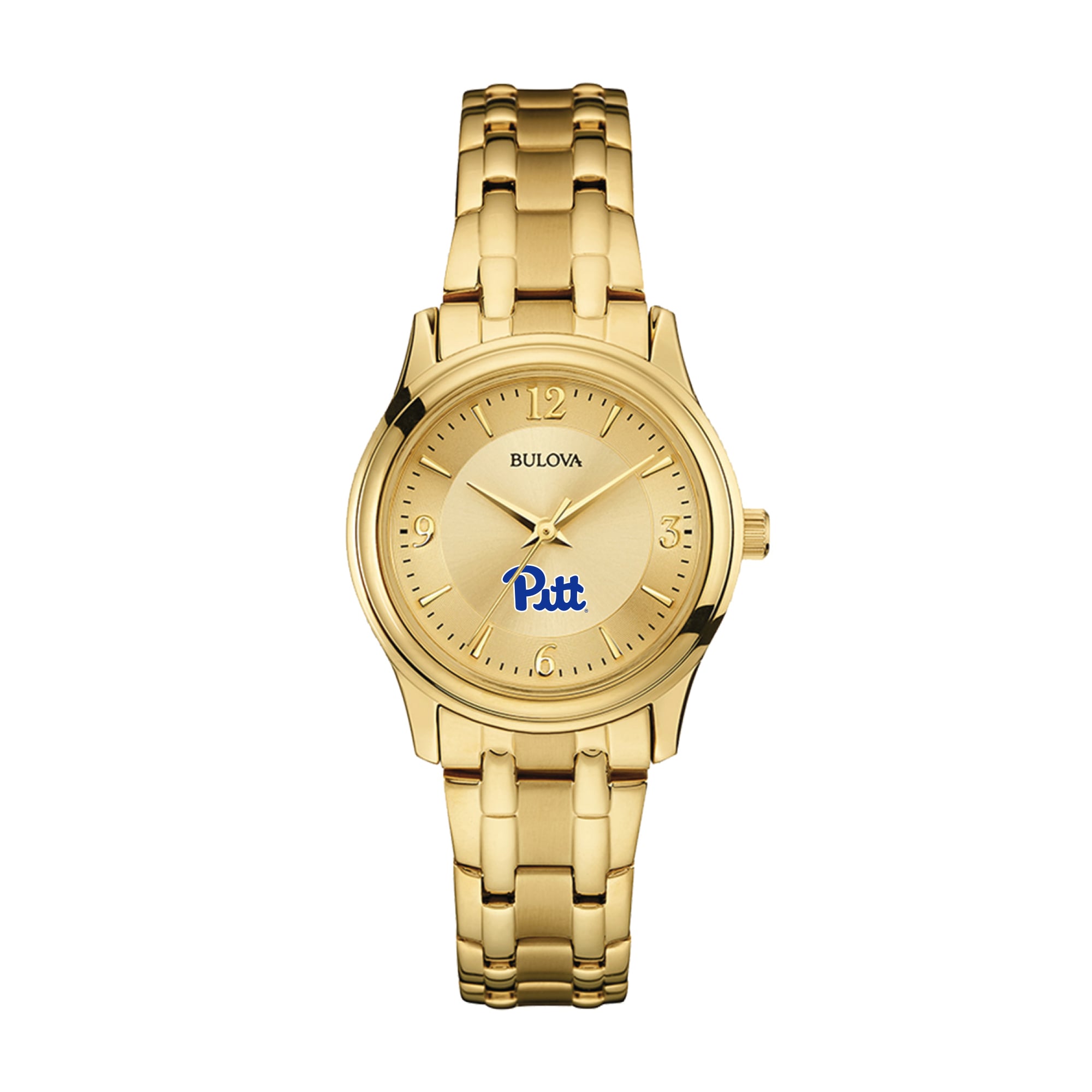 Women's Bulova Pitt Panthers Gold-Tone Watch