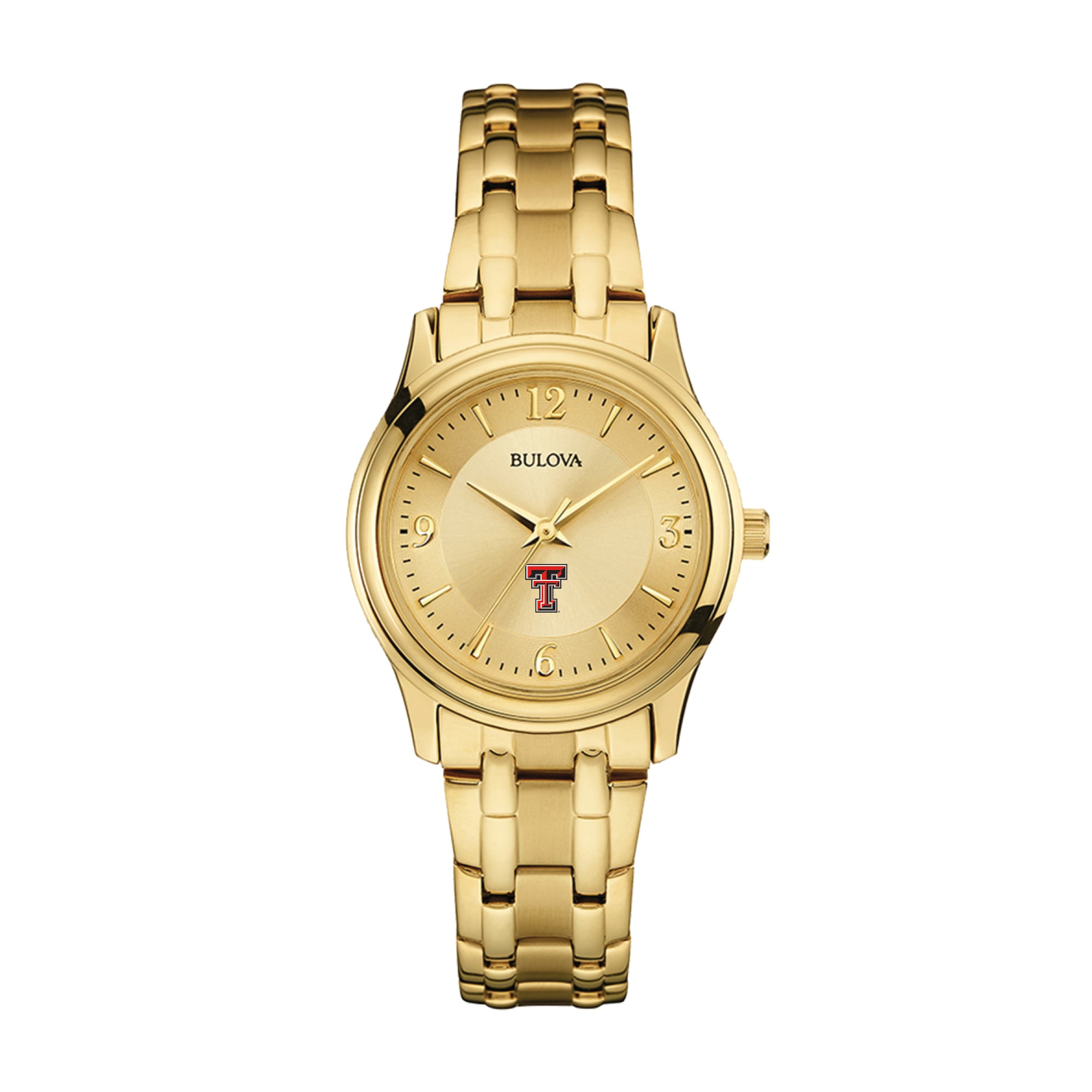 Women's Bulova Texas Tech Red Raiders Gold-Tone Watch