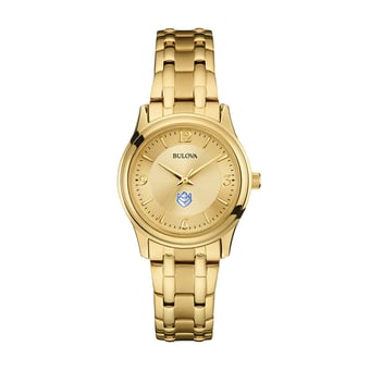 Women's Bulova Saint Louis Billikens Gold-Tone Watch