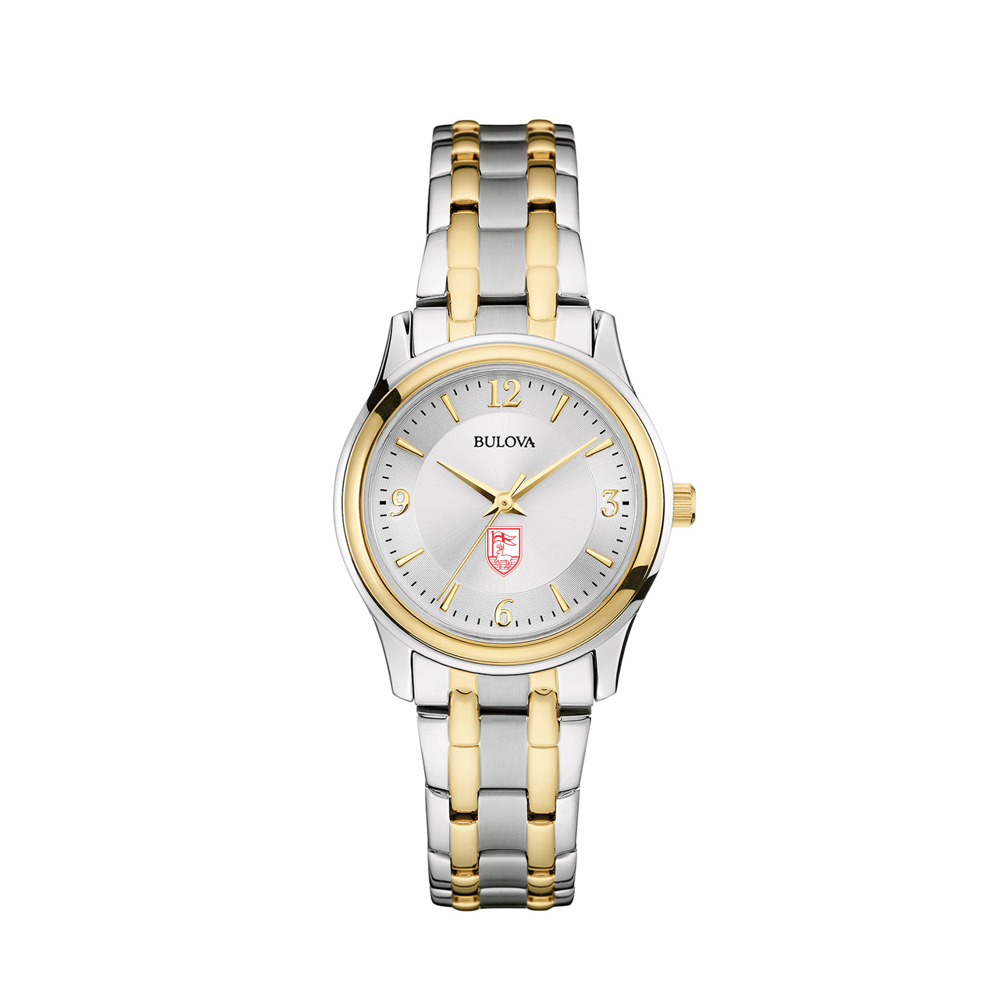 Women's Bulova Fairfield Stags Silver Two-Tone Watch