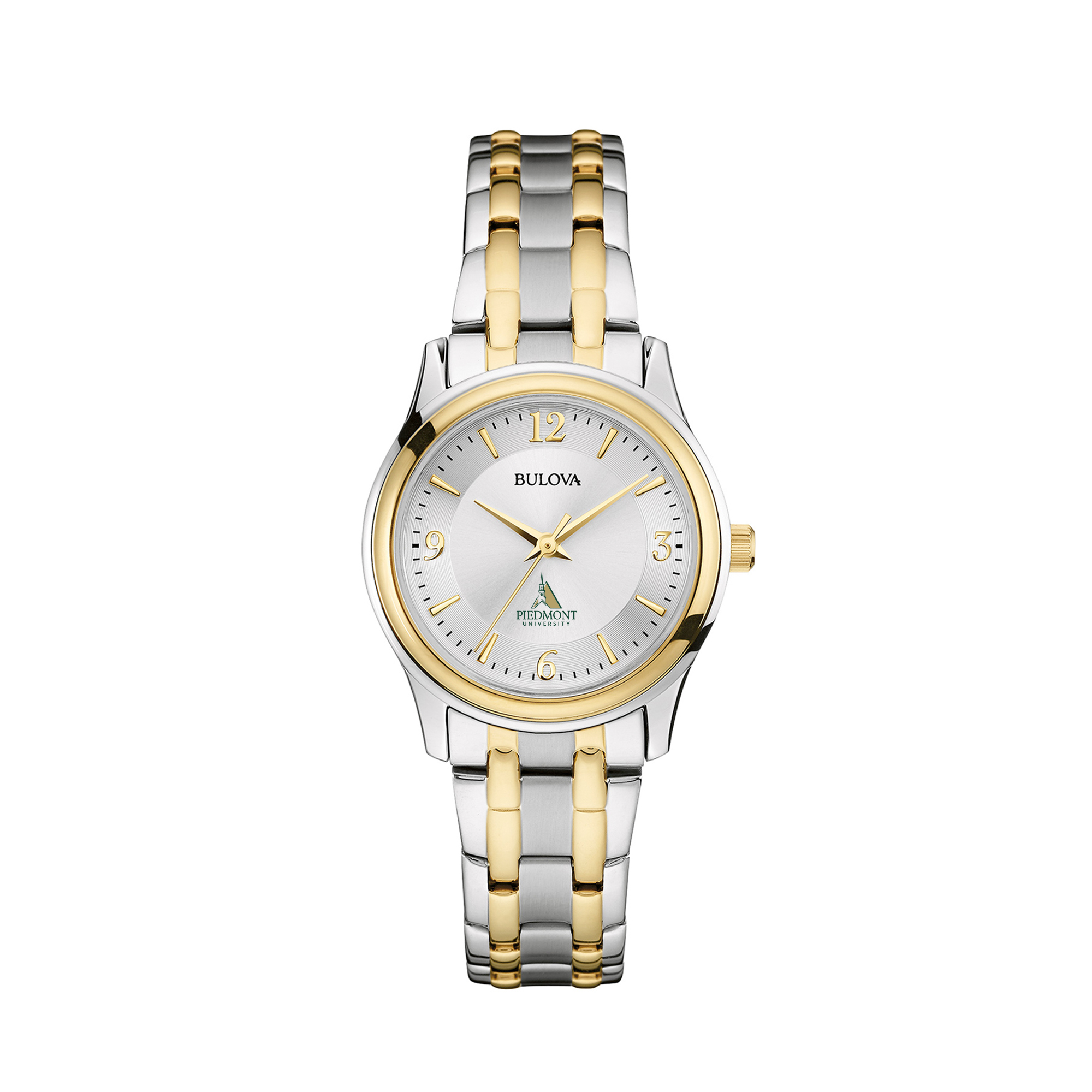 Women's Bulova Piedmont Lions Silver Two-Tone Watch