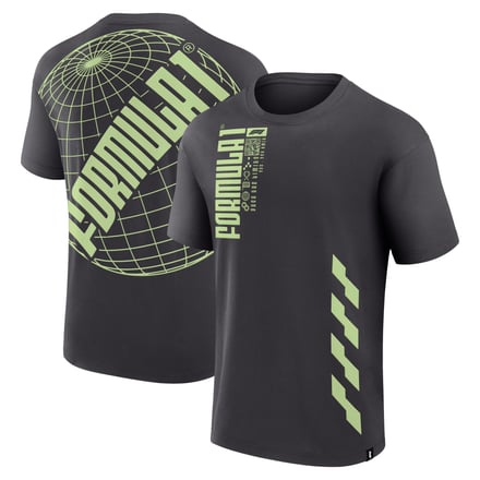 Formula 1 Globe Back Print T-Shirt - Phantom