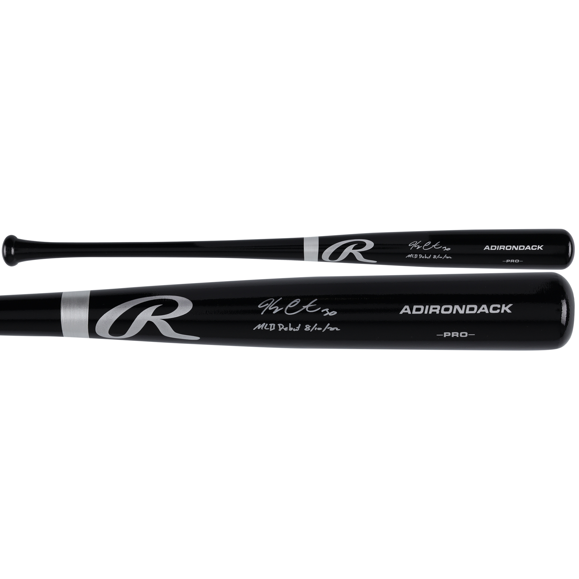 Kerry Carpenter Detroit Tigers Autographed Black Rawlings Adirondack Pro Bat with "MLB Debut 8/10/22" Inscription