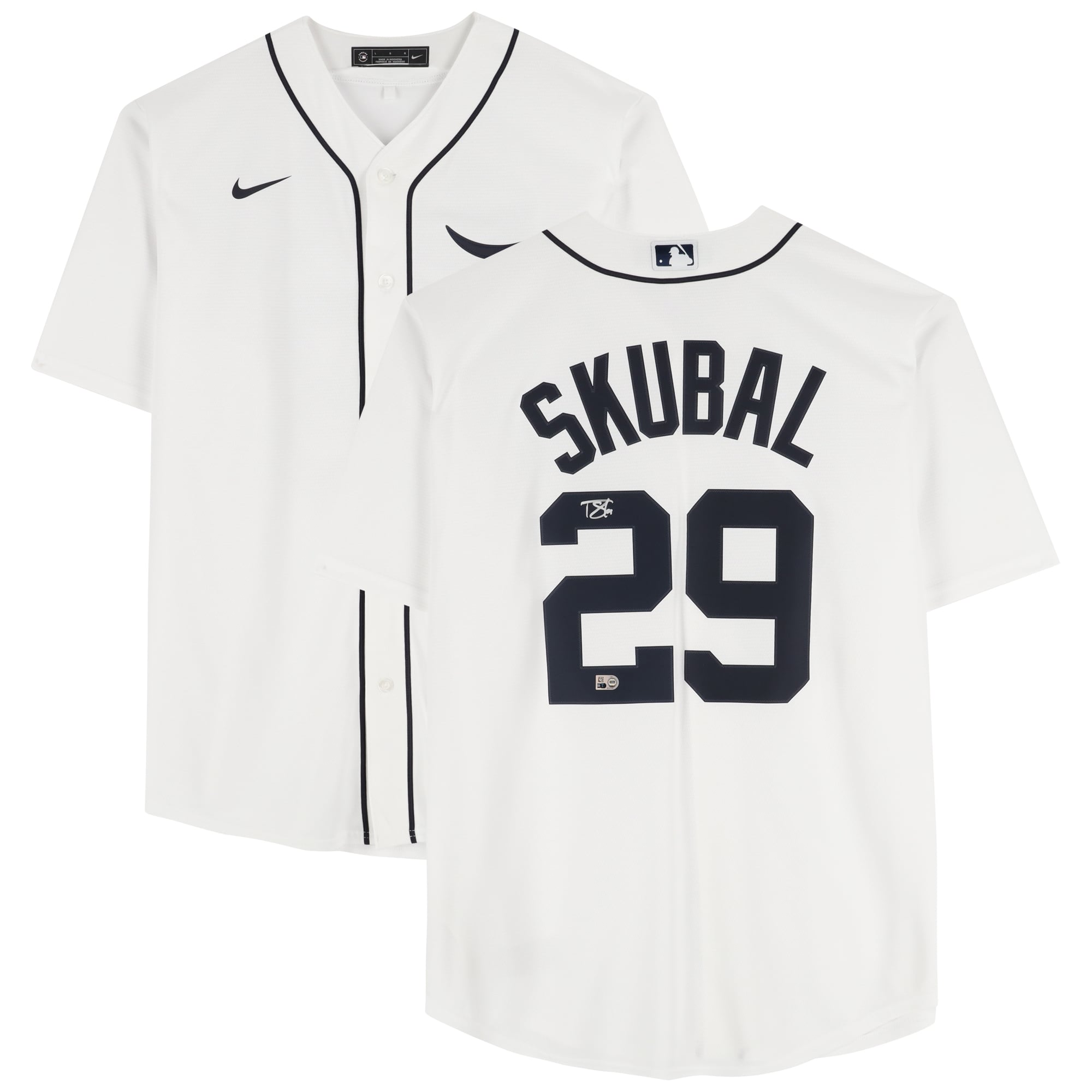 Tarik Skubal Detroit Tigers Autographed White Nike Replica Jersey