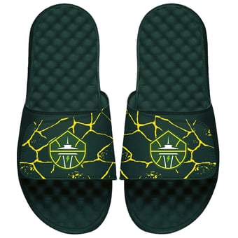 Unisex ISlide Forest Green Seattle Storm Shattered Slide Sandals